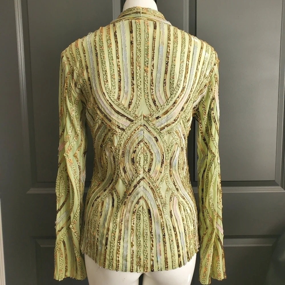 Alexandra Roseti Womens Top Sz 8 - Picture 2 of 5